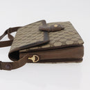 GUCCI GG Supreme Horsebit Schoudertas PVC Beige Goud 001 16 4084 Auth 175390-4