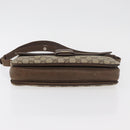 GUCCI GG Supreme Horsebit Schoudertas PVC Beige Goud 001 16 4084 Auth 175390-5
