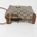 GUCCI GG Plus Supreme Shoulder Bag PVC Beige Gold Auth 175391-5