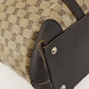 GUCCI GG Crystal Tote Bag Coated Canvas Beige Gold 336660 Auth 175392-14