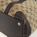 GUCCI GG Crystal Tote Bag Coated Canvas Beige Gold 336660 Auth 175392-15