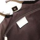 GUCCI GG Canvas Handtasche Beige Gold 121023 Auth 175393-18