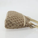 GUCCI GG Canvas Handtasche Beige Gold 121023 Auth 175393-3