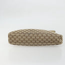 GUCCI GG Canvas Handtasche Beige Gold 121023 Auth 175393-5