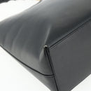 GUCCI Bamboo Shoulder Bag Leather Black Gold 001 3007 Auth 175395-16