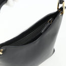 GUCCI Bamboo Shoulder Bag Leather Black Gold 001 3007 Auth 175395-6