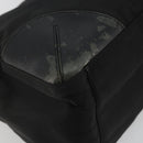 PRADA Tote Bag Nylon Black Silver Auth 175396-14
