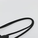 PRADA Tote Bag Nylon Black Silver Auth 175396-8