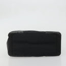 PRADA Tote Bag Nylon Black Silver Auth 175396-5