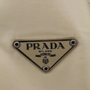 PRADA Hand Bag Nylon Ivory Silver Auth 175397-17