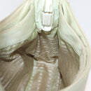 PRADA Hand Bag Nylon Ivory Silver Auth 175397-18