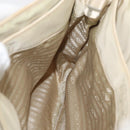 PRADA Hand Bag Nylon Ivory Silver Auth 175398-21