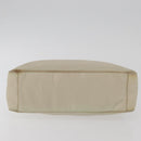 PRADA Hand Bag Nylon Ivory Silver Auth 175398-5