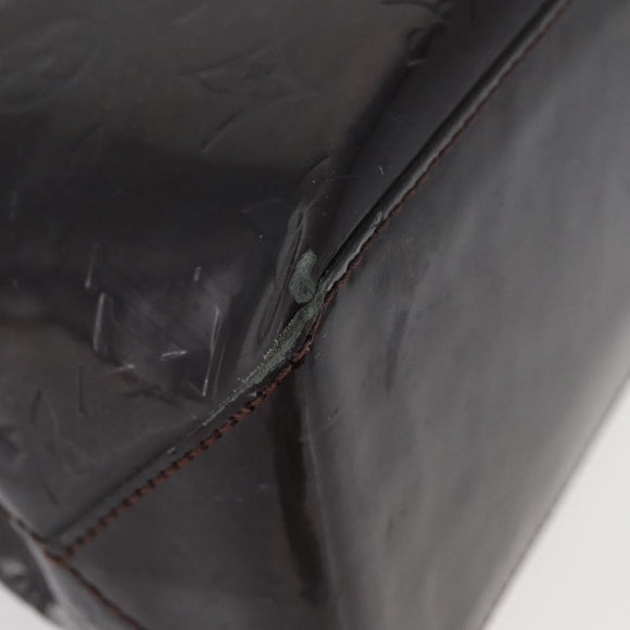 LOUIS VUITTON Monogram Vernis Wilshire PM Handtas Amarante M93641 Auth 175410