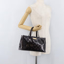 LOUIS VUITTON Monogram Vernis Wilshire PM Handtas Amarante M93641 Auth 175410-24