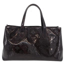 LOUIS VUITTON Monogram Vernis Wilshire PM Handtas Amarante M93641 Auth 175410-2