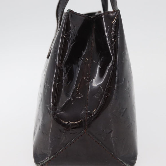 LOUIS VUITTON Monogram Vernis Wilshire PM Handtas Amarante M93641 Auth 175410