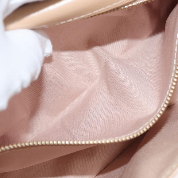 LOUIS VUITTON Vernis Pochette Sobie Tasche Rose Flow Lantern M93489 LV Auth 175411A