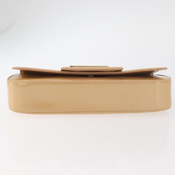LOUIS VUITTON Vernis Pochette Sobie Tasche Rose Flow Lantern M93489 LV Auth 175411A