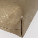 GUCCI GG Implementation Tote Bag PVC Gold 211138 Auth 175419-12