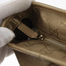 GUCCI GG Implementation Tote Bag PVC Gold 211138 Auth 175419-15