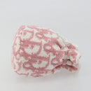 Christian Dior Trotter Canvas Pouch Pile Pink Auth 175423A-3