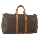 LOUIS VUITTON Monogram Keepall 50 Boston Bag M41426 LV Auth 175430-1