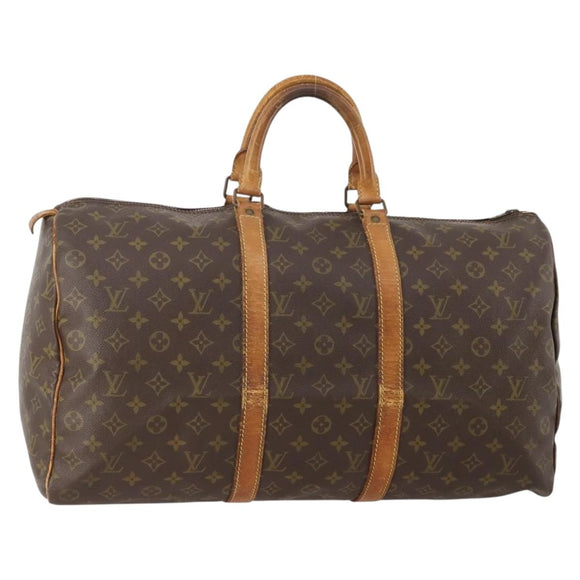 LOUIS VUITTON Monogram Keepall 50 Boston tas M41426 LV Auth 175430