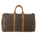 LOUIS VUITTON Monogram Keepall 50 Boston Bag M41426 LV Auth 175430-13