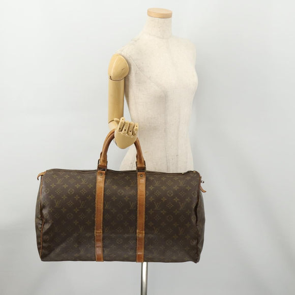 LOUIS VUITTON Monogram Keepall 50 Boston tas M41426 LV Auth 175430