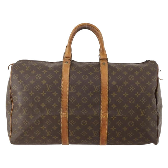 LOUIS VUITTON Monogram Keepall 50 Boston tas M41426 LV Auth 175430