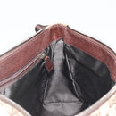 GUCCI GG Canvas Shoulder Bag Beige Silver 114273 Auth 175439-19
