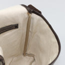 GUCCI GG Supreme Shoulder Bag PVC Beige Gold Auth 175441-19