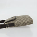 GUCCI GG Supreme Shoulder Bag PVC Beige Gold Auth 175441-4