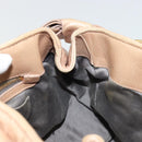 Miu Miu Hand Bag Leather Beige Gold Auth 175444A-20