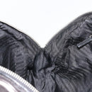 PRADA Hand Bag Leather Black Silver Auth 175445A-20