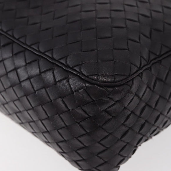 BOTTEGA VENETA INTRECCIATO Shoulder Bag Leather Purple Auth 175446A