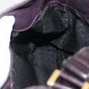 BOTTEGA VENETA INTRECCIATO Shoulder Bag Leather Purple Auth 175446A-19