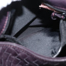BOTTEGA VENETA INTRECCIATO Shoulder Bag Leather Purple Auth 175446A-21