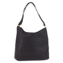 BOTTEGA VENETA INTRECCIATO Shoulder Bag Leather Purple Auth 175446A-1
