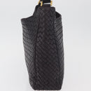 BOTTEGA VENETA INTRECCIATO Shoulder Bag Leather Purple Auth 175446A-3
