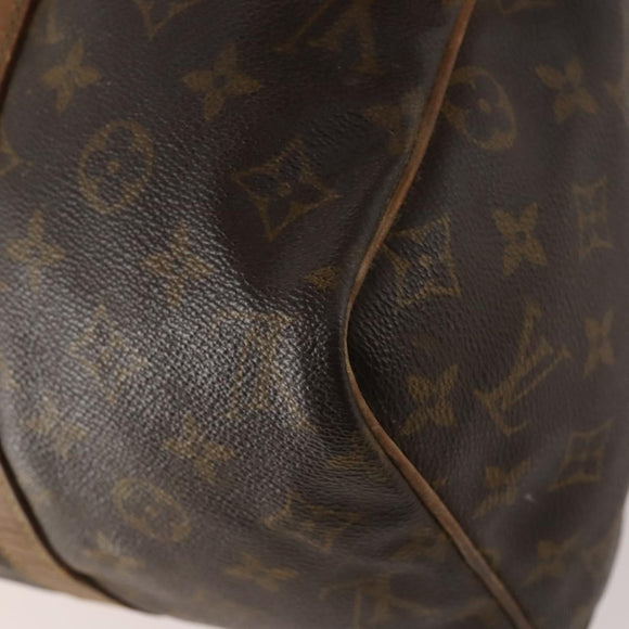 LOUIS VUITTON Monogram Sac Souple 35 Boston Bag M41626 LV Auth 175447