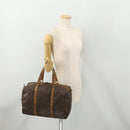 LOUIS VUITTON Monogram Sac Souple 35 Boston Bag M41626 LV Auth 175447-22