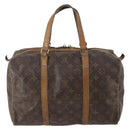 LOUIS VUITTON Monogram Sac Souple 35 Boston Bag M41626 LV Auth 175447-2