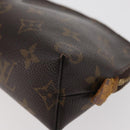 LOUIS VUITTON Monogram Pochette Cosmetic PM Pouch M43998 LV Auth 175457-14