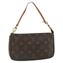 LOUIS VUITTON Monogram Pochette Accessoires Pouch M51980 LV Auth 175460-1