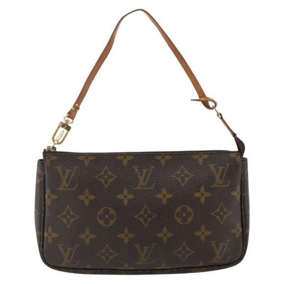 LOUIS VUITTON Monogram Pochette Accessoires Pouch M51980 LV Auth 175460