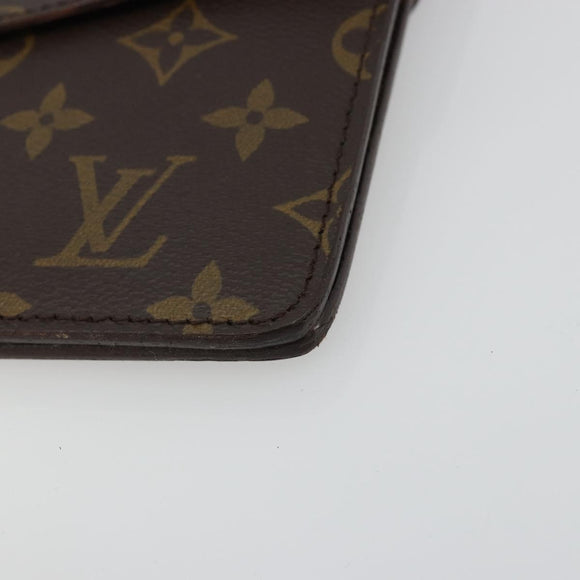 LOUIS VUITTON Monogram Double Rabat Shoulder Bag M51815 LV Auth 175461
