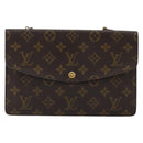 LOUIS VUITTON Monogram Double Rabat Shoulder Bag M51815 LV Auth 175461-13