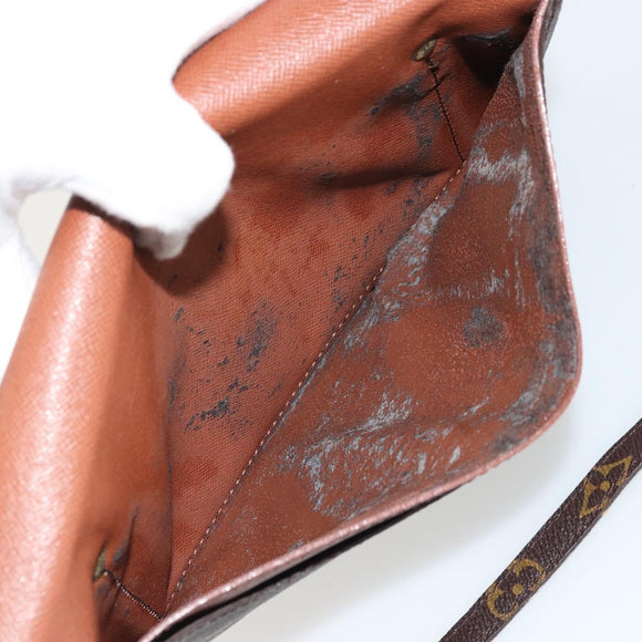 LOUIS VUITTON Monogram Double Rabat Shoulder Bag M51815 LV Auth 175461
